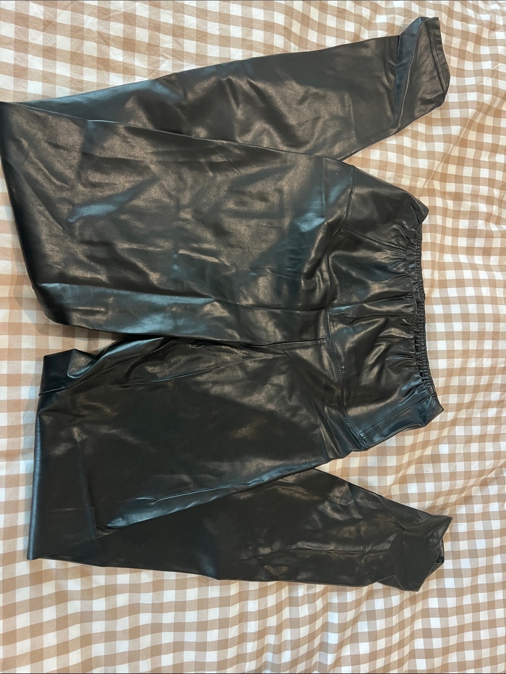 Aritzia Wilfred Black Faux Leather leggings